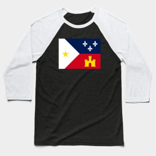 Flag of Acadiana Baseball T-Shirt